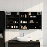Bathroom Cabinet Set 3 pcs 110 x 10.5 x 60.5 cm Engineered wood 3403713
