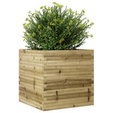 Garden Planter 70x70x68.5 cm Impregnated Wood Pine 3282478