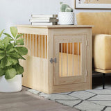 Dog Crate Furniture Sonoma Oak 55x75x65 cm Engineered Wood 838318
