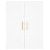 Highboard White 69.5x34x180 cm Engineered Wood 3199929