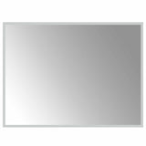 LED Bathroom Mirror Transparent 80 x 60 cm Tempered Glass 42045818
