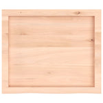 Table Top 60x50x cm Untreated Solid Wood Oak 3156286