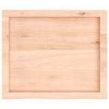Table Top 60x50x cm Untreated Solid Wood Oak 3156286