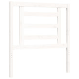 Bed Frame without Mattress White 90x200 cm Solid Wood 3194687