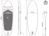 Inflatable Stand Up Paddle Board APEX 366 x 81 x 15 cm Blue for 42039126