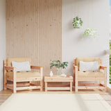 Garden Chairs 2 pcs Solid Wood Pine 825492