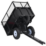 92449 Tipping Trailer for Lawn Mower 150 kg Load