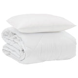 Summer Duvet with Pillow 2 pcs White Microfiber 3376406