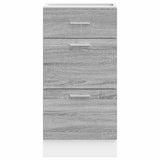 Bottom Cabinet Lyon Grey Sonoma 40x46x81.5 cm Engineered Wood 854216