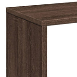 Room Divider Bookcase Brown Oak 67x25x161.5 cm Engineered Wood 858081