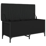 Storage Bench Black 102x42x45 cm Engineered Wood 835147