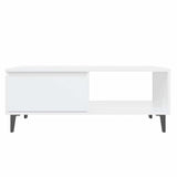 Coffee Table White 90x60x35 cm Engineered Wood 806004