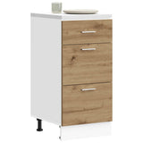 Bottom Cabinet Lyon Artisan Oak 40x46x81.5 cm Engineered Wood 854219