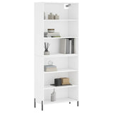 Highboard White 69.5x32.5x180 cm Engineered Wood 3189581