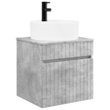 Bathroom Cabinet Set 5 pcs Concrete Grey Engineered Wood 3406610