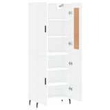 Highboard White 69.5x34x180 cm Engineered Wood 3199569