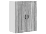 Wall Cabinet LUCCA Grey Sonoma 60 x 31 x 100 cm Engineered Wood 885141