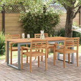 Garden Dining Table Grey 200 x 90 x 75 cm 4010597