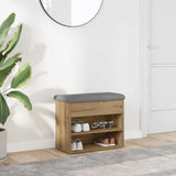 Shoe Bench Artisan Oak 62x32x50 cm Engineered Wood 857630