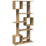 Book Cabinet Artisian Oak 92x29x188 cm Engineered Wood 3310324