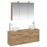 Bathroom Furniture Set 4 pcs Artisan Oak 3406702