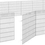 Free Range Animal Enclosure 48-Panel 54x60 cm Galvanised Iron 3321346