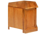 CornerTVCabinet Natural 79 x 40 x 46 cm Solid Mahogany Wood 42009929