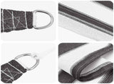 Sunshade Sail 4 / 5 x 4 m HDPE Rectangular Anthracite and White 42032806