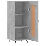 Sideboard Concrete Grey 34.5x34x90 cm Engineered Wood 830416