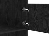 Laundry Cabinet Black Oak 50 x 68 x 102 cm Engineered wood 3422801