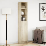 Sideboard with LED Sonoma Oak 36x32.5x200 cm Engineered Wood 852126