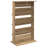 Magazine Rack Artisan Oak 70 x 41 x 126 cm Engineered Wood 899534
