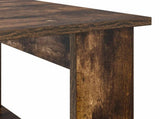 Coffee Table Smoked Oak 72 x 50 x 50 cm Engineered Wood 8000192