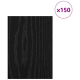 Decor Panels 150 pcs Black Oak 15 x 21 x 0.27 cm 885540
