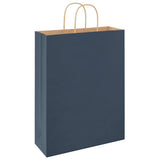 Paper Bags 250 pcs with Handles Blue 32x12x42 cm 4101704