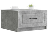 Coffee Table Concrete Grey 49 x 50 x 37 cm Engineered Wood 895888