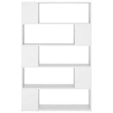 Book Cabinet Room Divider White 100x24x155 cm Engineered Wood 809197