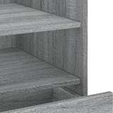 Bedside Cabinet Grey Sonoma 45x50x50 cm Engineered Wood 848281