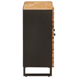 Side Cabinet with Drawer Brown 90 x 33 x 75 cm Solid Mango Wood 4018324