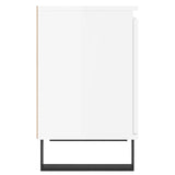 Bedside Cabinets 2 pcs High Gloss White 40x30x50 cm Engineered Wood 826849