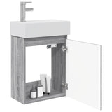 Bathroom Vanity Unit with Tap Grey Sonoma 45.5 x 25.5 x 84 cm 889487