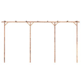 Pergola Bamboo 385x40x205 cm 341747