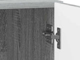 Bedside Cabinet 2 pcs Grey Sonoma 43 x 34.5 x 50 cm 893888