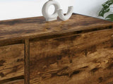 TV Cabinet Smoke Oak 100 x 36 x 49.5 cm Engineered Wood 886620