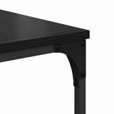 Bookcase Black Oak 76 x 33 x 188.5 cm Engineered Wood 882988