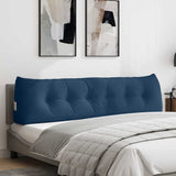 Back Pillow Blue 180 x 24 x 50 cm Fabric 42014565