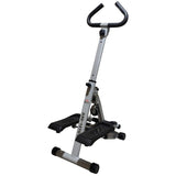 Stepper w/ Handle Hand Grip Workout Fitness Machine For Fitness Aerobic Exercise Home Gym Grey T3398P349148