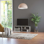 ZNTS TV Cabinet Concrete Grey 120x34x37 cm Engineered Wood 801156
