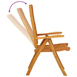 ZNTS Folding Garden Chairs 2 pcs Solid Wood Eucalyptus 316069
