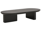 Modern coffee table, Oval Center Table, spray-painted end table, simple sofa table, side table, MDF, N605P387937S